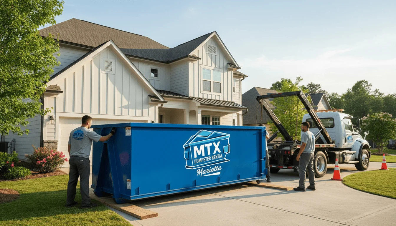 Residential Dumpster Rental Marietta GA-img
